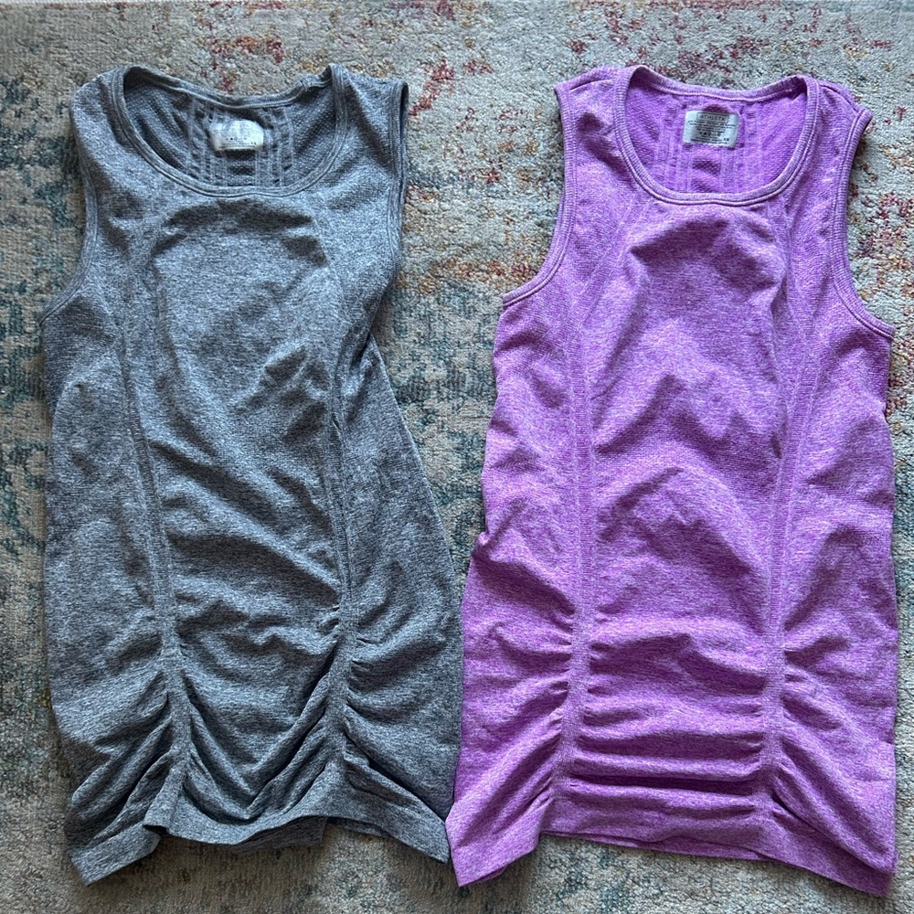 Athleta Fastest track workout ruched top Bundle- Size XS